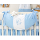 Conjunto de berço bebé, roupa de cama bebé urso lua